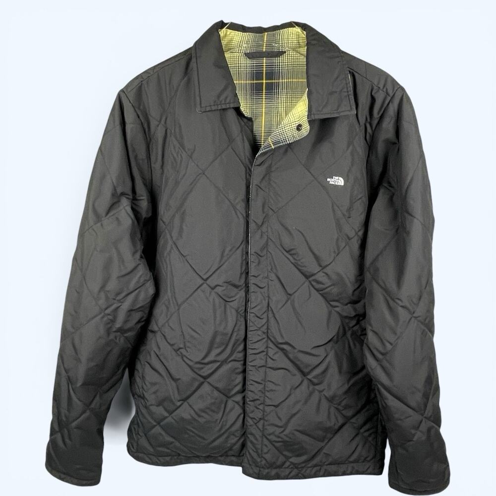 The North Face Men's Afterburner Jacket Plaid Lining Reversible Size Small